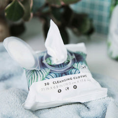 L. pH Balanced Wipes closeup showing hypoallergenic fragrance-free formula for sensitive skin