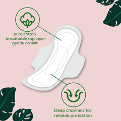 L. Ultra Thin Pads with wings for secure fit during movement