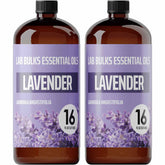 Lab Bulks Lavender essential oil bottle front for diffuser use and calming ambiance