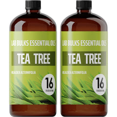 Lab Bulks Tea Tree Oil bottle pour for diffuser and DIY blends.