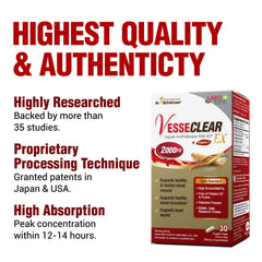 Elastin F capsules close-up showing elastin peptide for arterial elasticity support