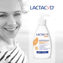 Lactacyd Femina Emulsion application pump, smooth dispensing.