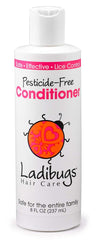 Ladibugs Acondicionador 8oz en bote, hidratación suave para uso diario.