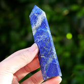 LAIDANLA Lapis Lazuli Wand – 3.5-4 inch polished crystal for meditation and energy balance