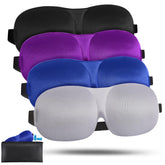 Lainlight 4-pack sleep masks with blackout for restful naps