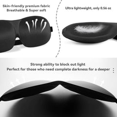 Lainlight storage bag and earplug with the sleep mask kit