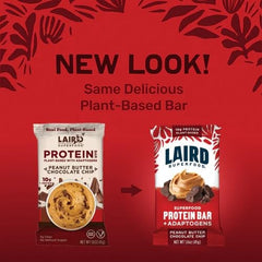 Laird Superfood bar on-the-go packaging, convenient snack before or after workouts.