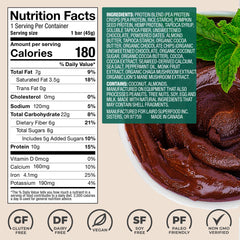 Close-up of Laird Superfood Mint Chocolate Bar showing real ingredients