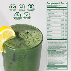 Laird Superfood Daily Greens measuring scoop shows easy daily serving