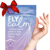 Laki Naturals Fly Calm Patch pack in travel-friendly box for stress relief
