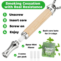 LAMKHOO capsulas-menta-recargables: cápsulas de menta recargables para disminuir antojos.