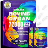 Lanhuilin Beef Organ Supplement liver bottle with capsules for daily energy support