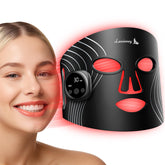 Lanieney red light therapy mask with wireless controller for seamless at-home use
