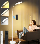 LanSuper light therapy lamp front view shows full-spectrum UV-free daylight for mood and energy.