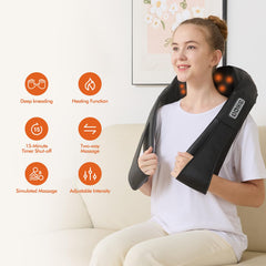 LAOBEN massager with adjustable straps fits diverse body types