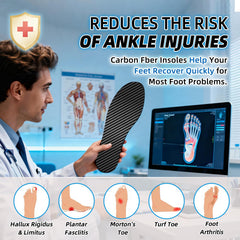 LARXREHY carbon fiber insole under orthotic placement for comfort