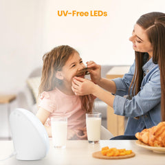 LASTAR Sun Lamp brightness control buttons enable quick 5-step adjustments