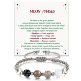 LAVEIR Moon Phase Bracelet design showing lunar cycle for mindful wear.