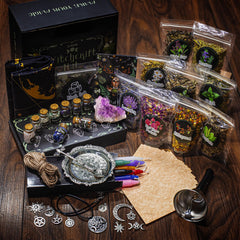 LAVEVE Witchcraft Box dried herbs in sealed packs ready for spellwork