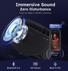 LC-dolida 3D contoured design blocks light for all-night rest.