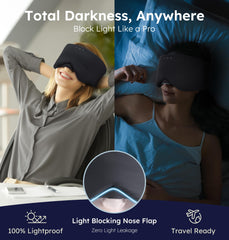 LC-dolida Adjustable nose pad and straps prevent marks during travel.