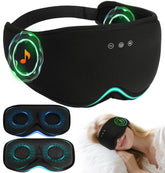LC-dolida bamboo cotton sleep mask with headphones for immersive bedtime audio.