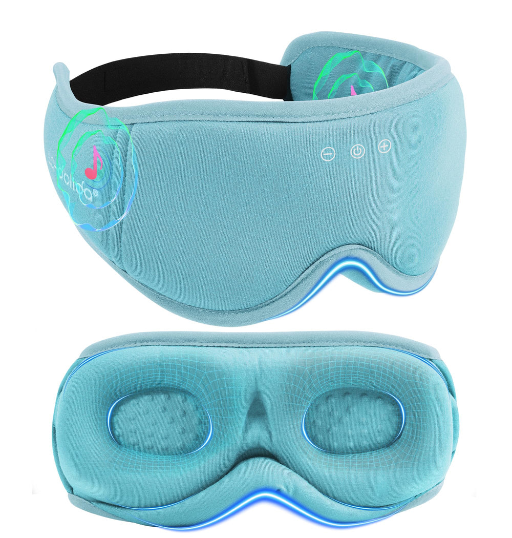 LC-dolida BambooCotton 3D Sleep Mask with soft bamboo-cotton blend for sensitive skin.