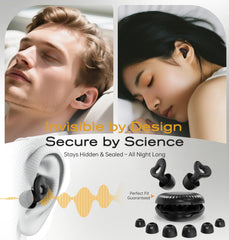 LC-dolida ear plugs secure all night fit with three sizes