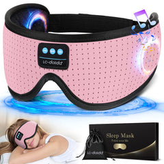 LC-dolida sleep headphones with 3D eye-mask design for comfortable night rest.