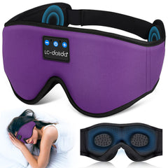 LC-dolida Sleep Headphones with Bluetooth headband for hands-free listening on the go.