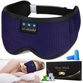 LC-dolida sleep headphones mask with full coverage blocks light for deeper rest