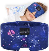 LC-dolida sleep mask with Bluetooth headphones blocks light and boosts listening.
