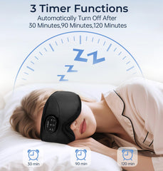 LC-dolida sleep mask with removable Bluetooth module for easy cleaning.