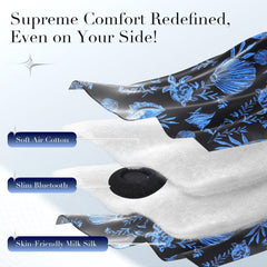 LC-dolida sleep mask side-sleep friendly fit with secure stability