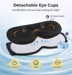 LC-dolida breathable memory foam with ice silk lining keeps skin comfortable all night.