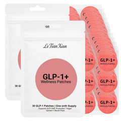 Le Tian Xian GLP-1 Patch on arm for discreet, all-day support