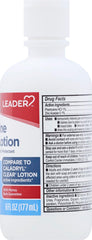 Dispense cap of Leader Calamine Clear Lotion for easy application.