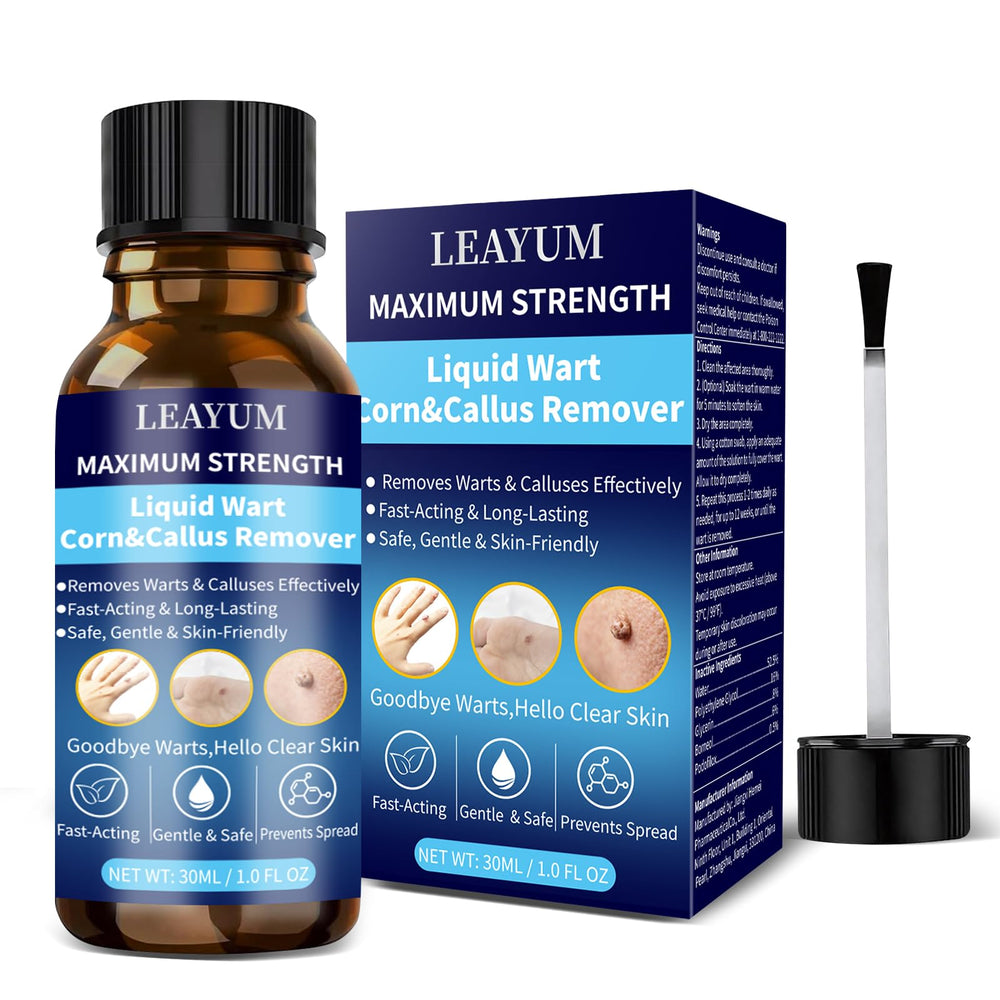 LEAYUM verrugas-bote-30ml: envase compacto para uso diario y aplicación localizada.