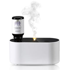 Lecdura waterless diffuser front view, compact design for discreet aromatherapy anywhere.