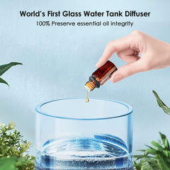 Lecdura wood base diffuser combines natural style with durable construction