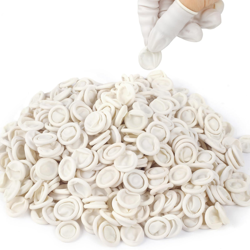 LECWELL protectores de dedos desechables 480 unidades, empaque práctico para uso diario.