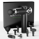 LEERCON Massage Gun front view shows compact design for on-the-go relief.