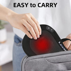 LEERCON massager heat settings shown for customizable comfort.