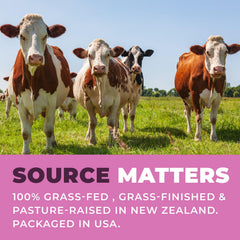 Left Coast Performance beef-organ-women-packaging, recyclable sleeve, transparent labeling of all ingredients.