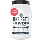 Left Coast Performance bone broth protein jar ready for savory cooking and shakes