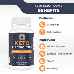Left Coast Performance Keto Electrolyte bottle being poured for hydration