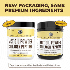 Left Coast Performance MCT Oil Powder Vanilla scoop added to coffee for creamy keto creamer