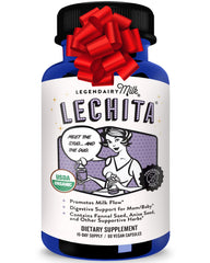 Legendairy Milk Lechita bottle pour supports convenient pumping sessions.