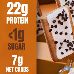Legendary Foods Campfire S'mores back view with nutrition info