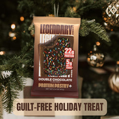 Legendary Foods on-the-go snack setup showing convenient, grab-and-go protein boost.